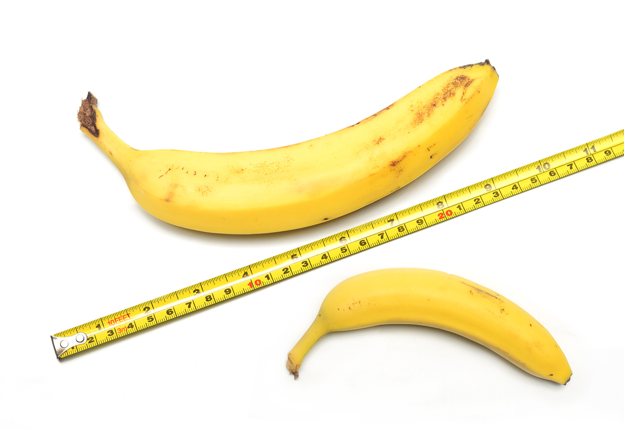 Большой банан и маленький банан